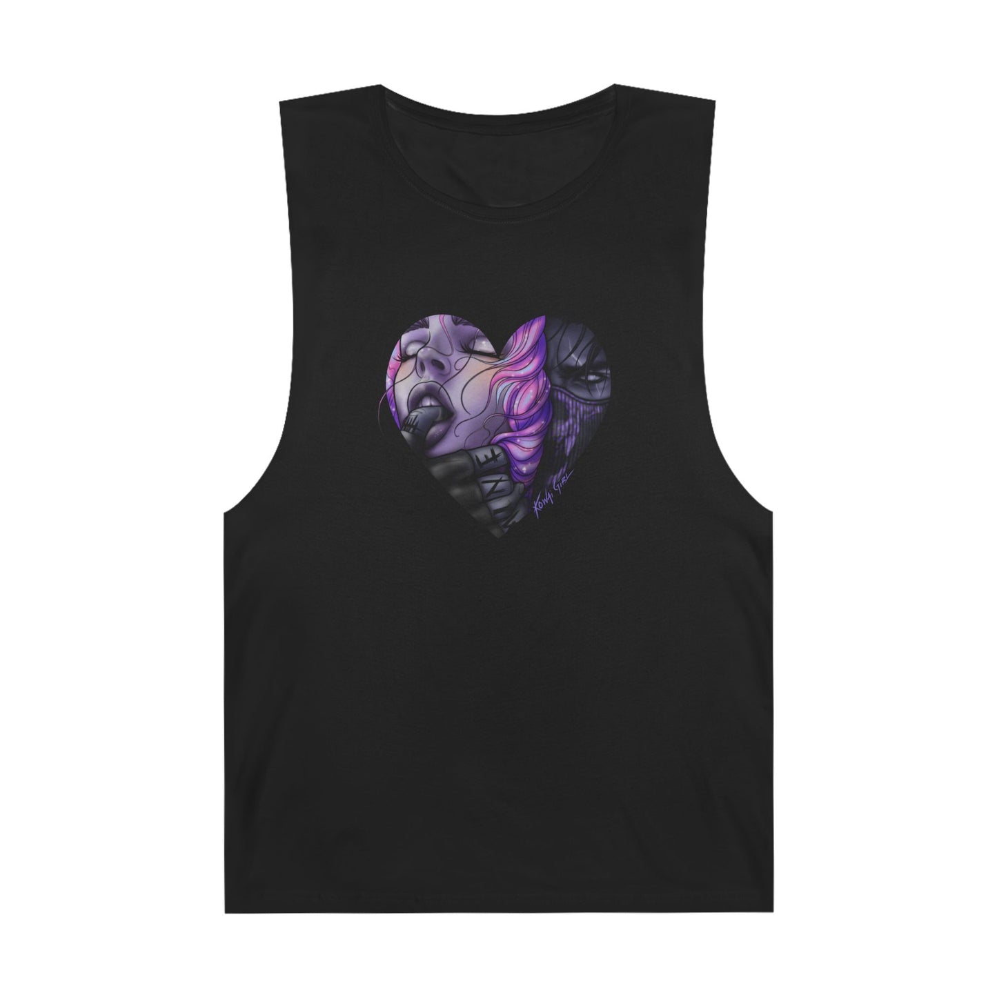 "MINE" Unisex Heart Graphic Tank Top