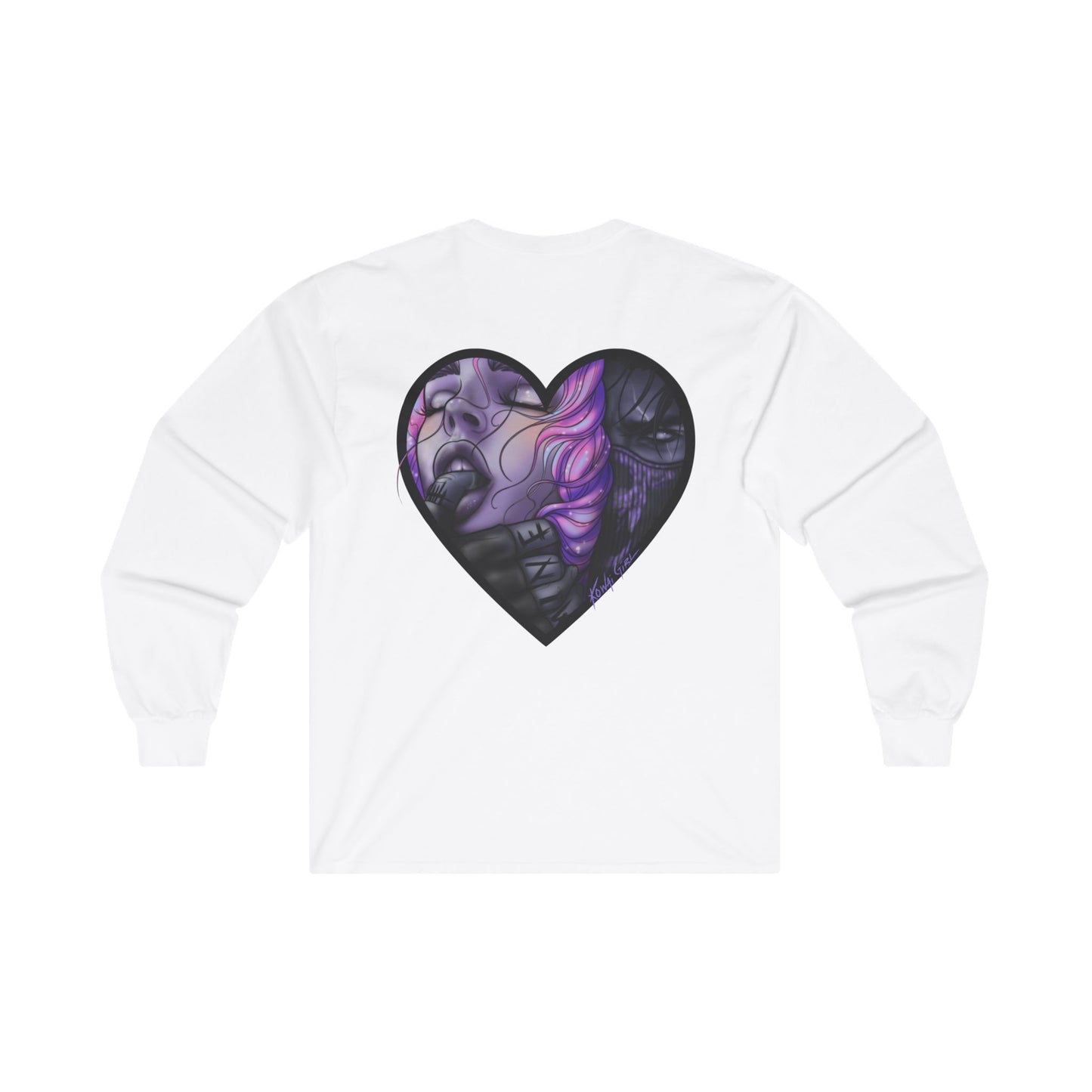 "MINE" Unisex Ultra Cotton Long Sleeve Tee (FRONT & BACK PRINT)