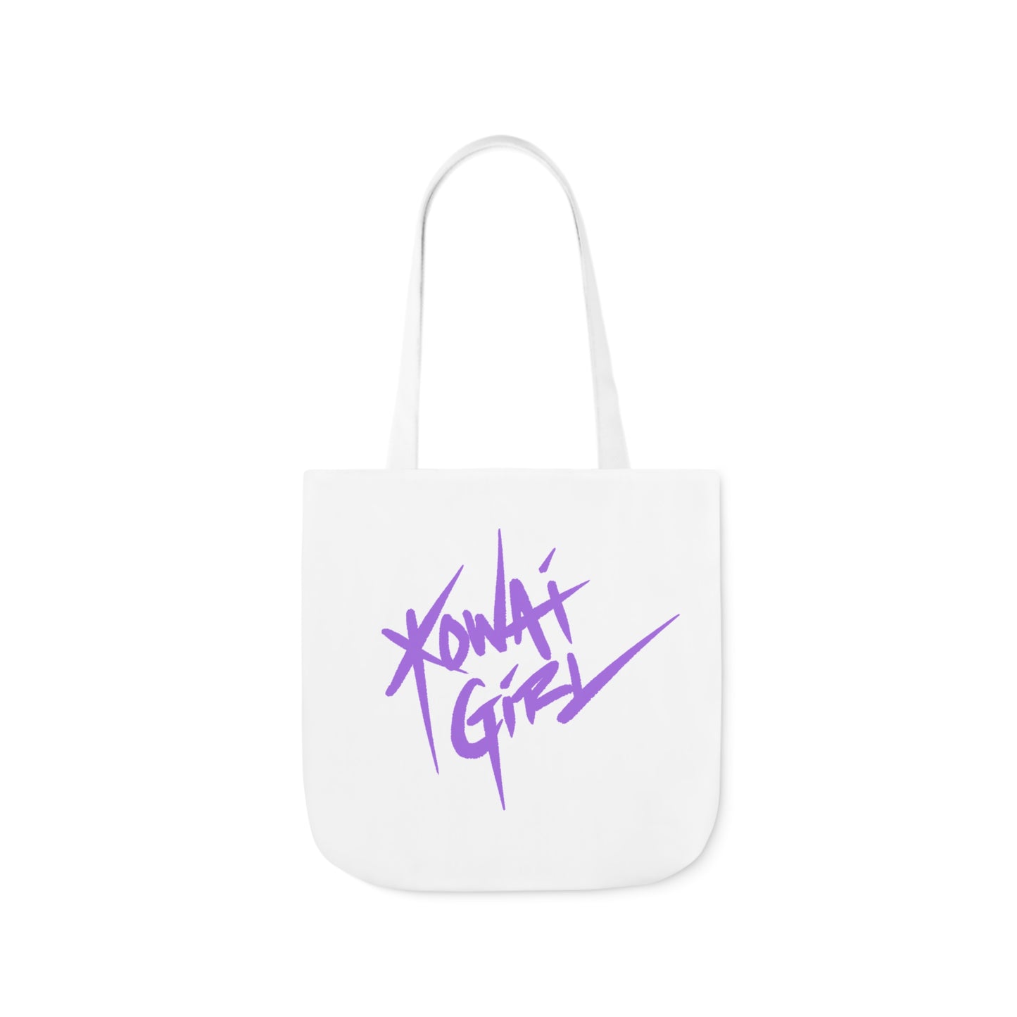 "Sucker for the Villain" Tote Bag with PURPLE Heart and Graffiti Design | Perfect for Kawaii Girls