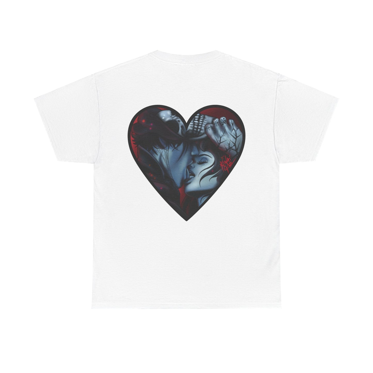 "LICK" Unisex Heavy Cotton T-Shirt (FRONT & BACK PRINT)