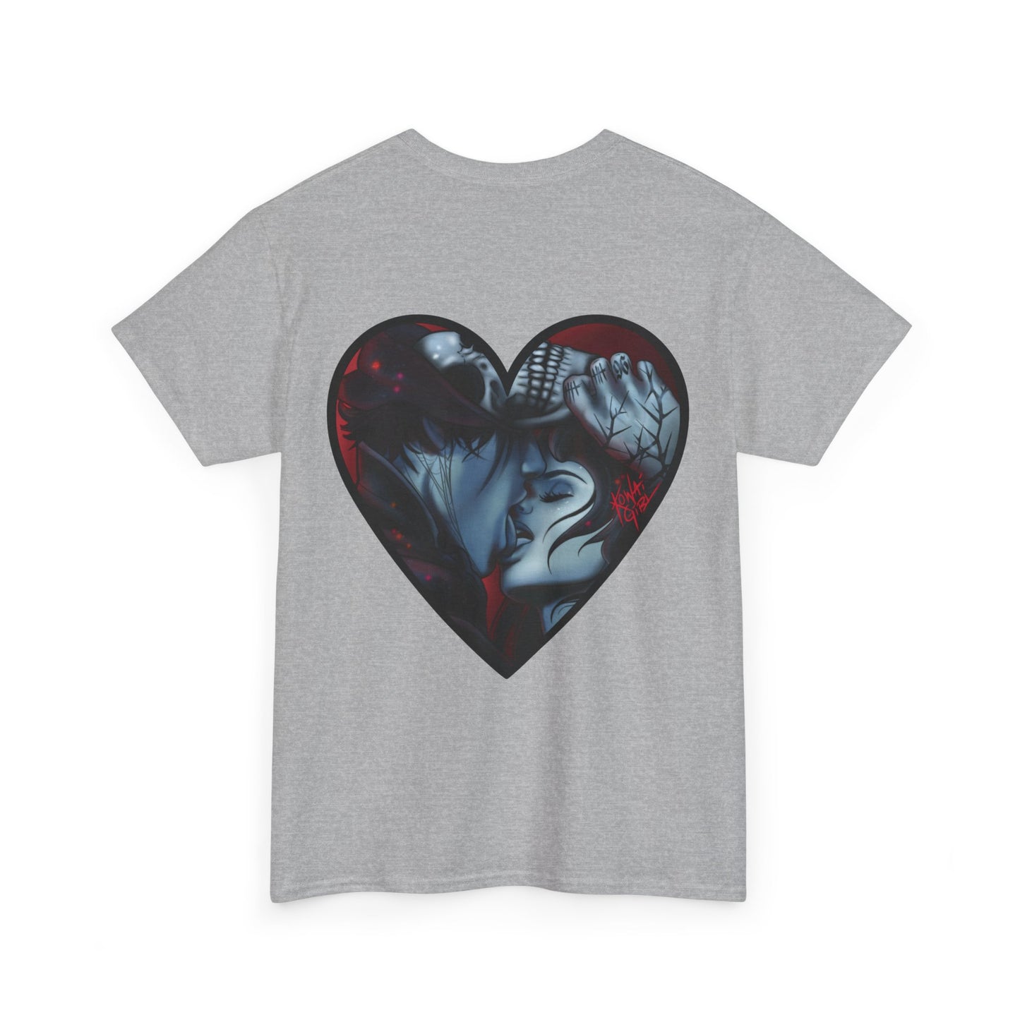 "LICK" Unisex Heavy Cotton T-Shirt (FRONT & BACK PRINT)