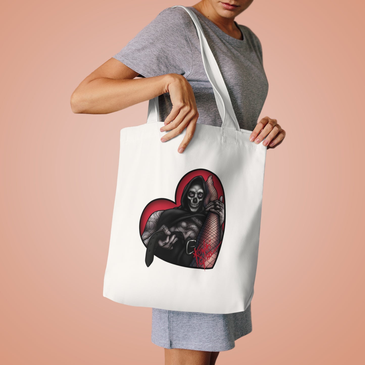 "BAD LOVE" Cotton Tote Bag