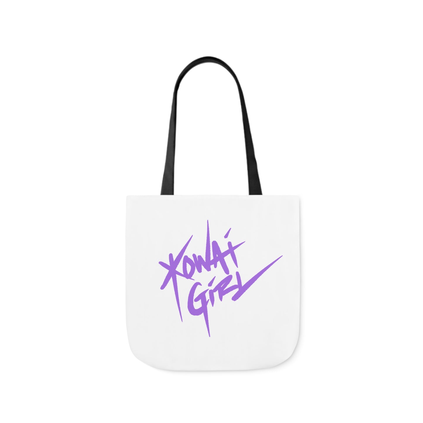 "Sucker for the Villain" Tote Bag with PURPLE Heart and Graffiti Design | Perfect for Kawaii Girls