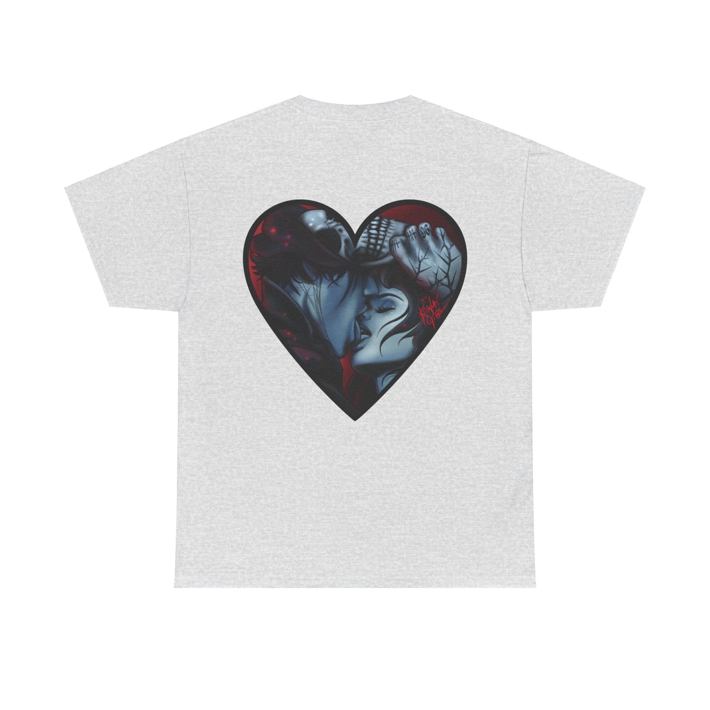 "LICK" Unisex Heavy Cotton T-Shirt (FRONT & BACK PRINT)