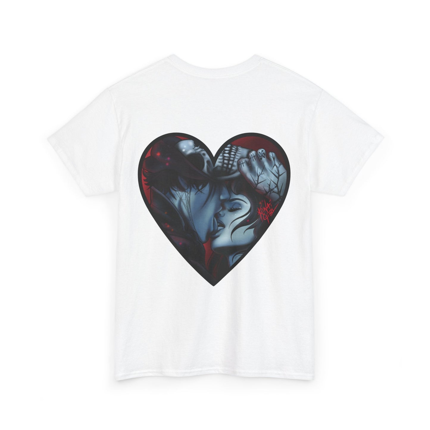 "LICK" Unisex Heavy Cotton T-Shirt (FRONT & BACK PRINT)