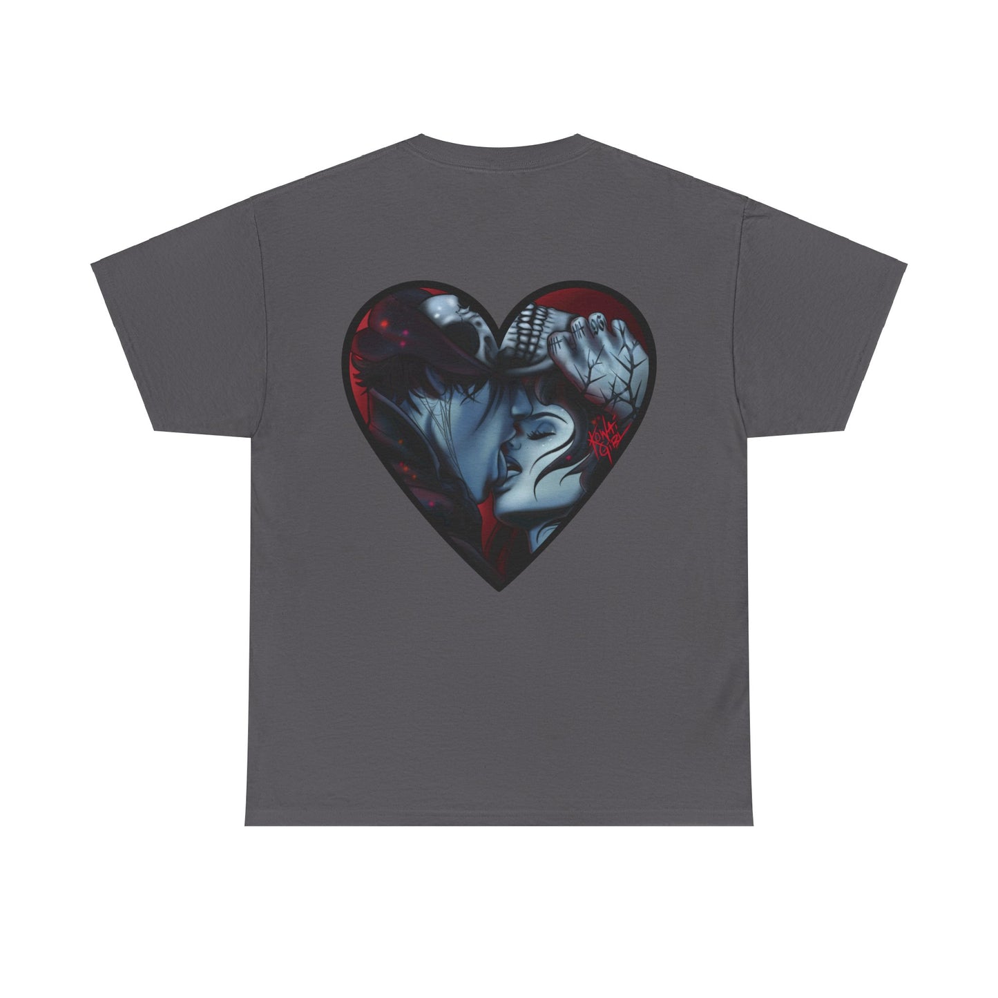 "LICK" Unisex Heavy Cotton T-Shirt (FRONT & BACK PRINT)