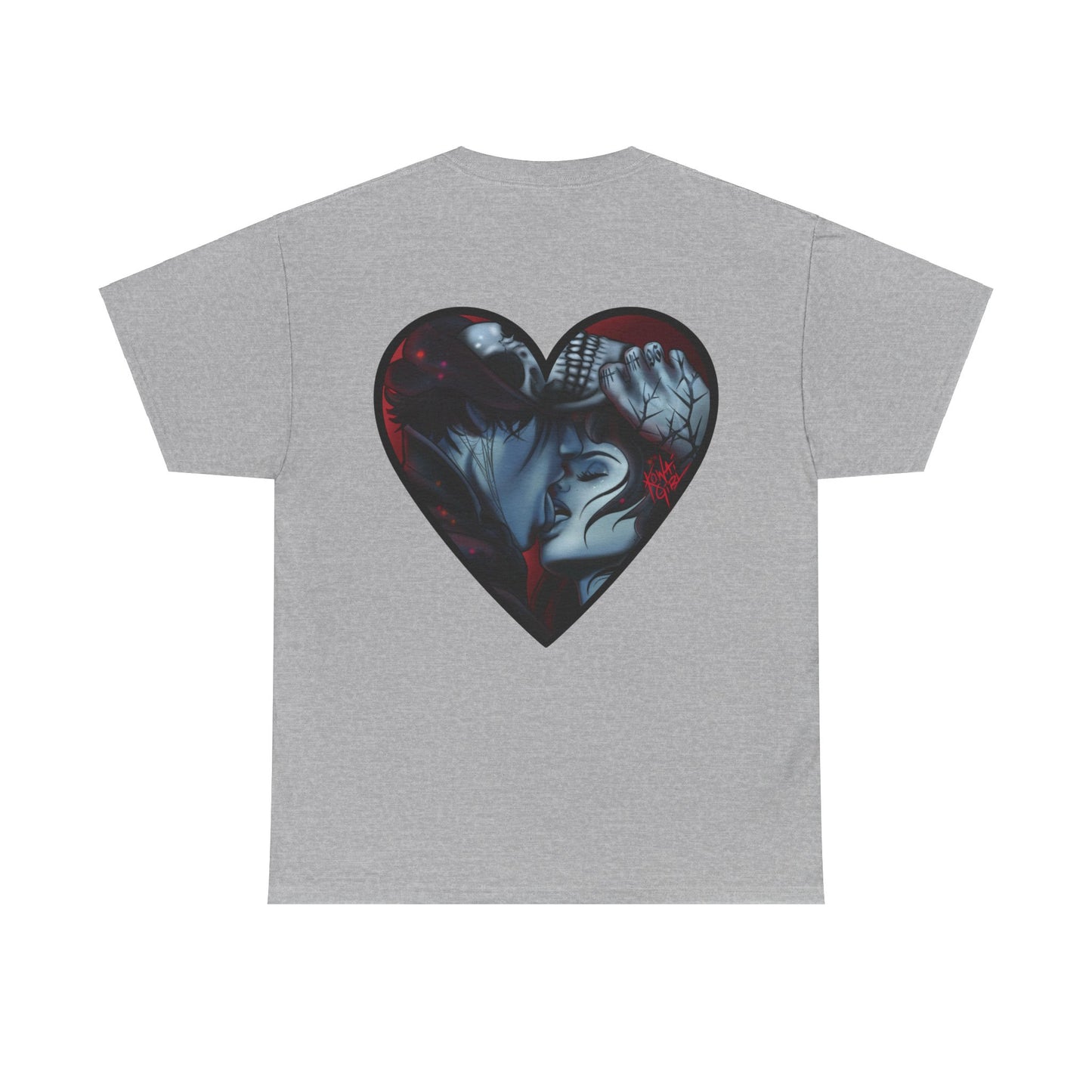 "LICK" Unisex Heavy Cotton T-Shirt (FRONT & BACK PRINT)